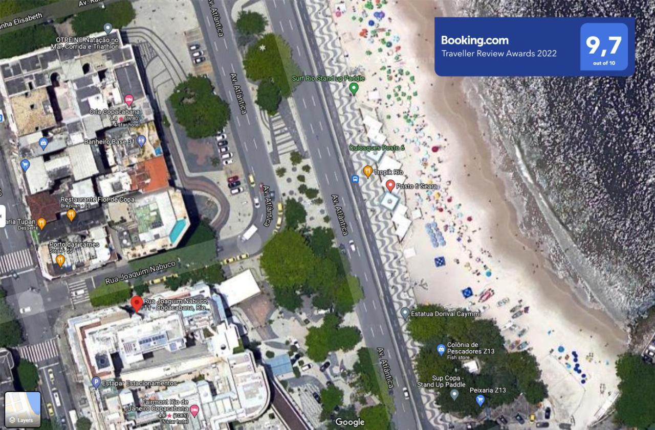 Апартаменты Praia De Copacabana Fantastica! Рио-де-Жанейро Экстерьер фото